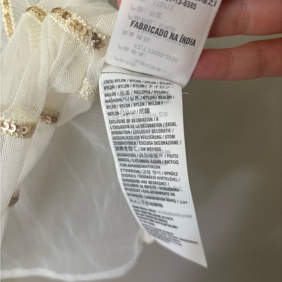 Abercrombie & Fitch Mesh Sequin Flowy Tank - Picture 7 of 9